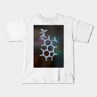 LSD drug molecule, illustration (C029/4527) Kids T-Shirt